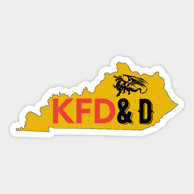 KFD&D Logo Sticker by KYFriedDice